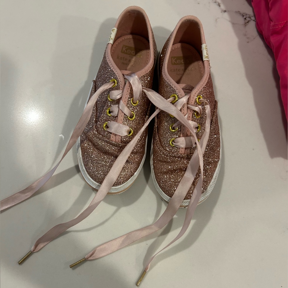 Toddler glitter keds sneakers kate spade 10